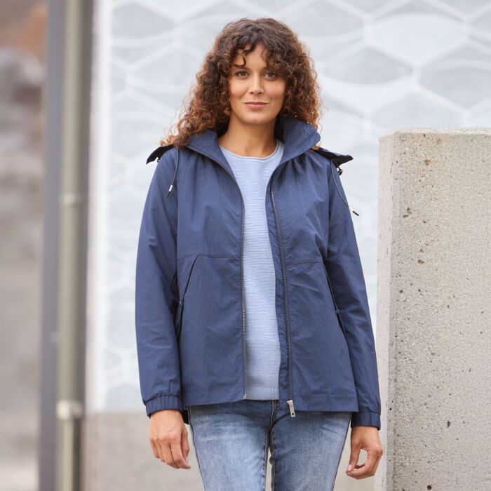 Damen Jacke mit Kapuze, wasserabstossend