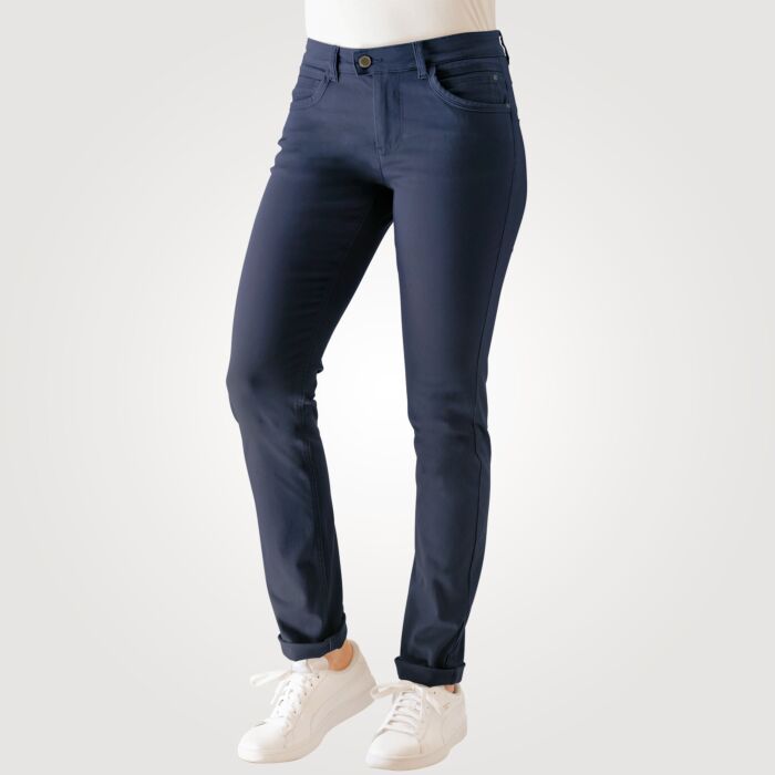 Pantalon femme 5-pockets, qualité stretch