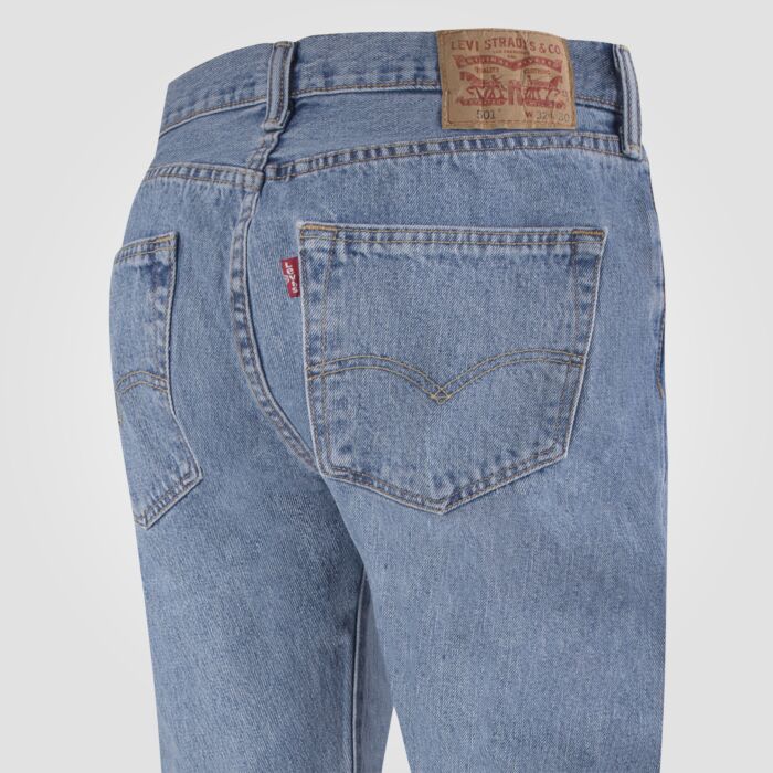Levi's Jeans pour hommes 501, à braguette boutonnée
