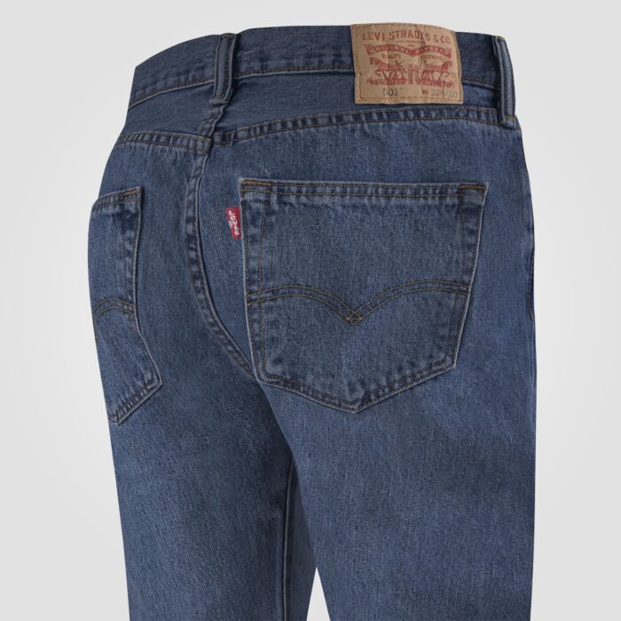 Levi's Jeans pour hommes 501, à braguette boutonnée