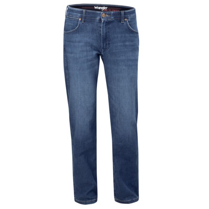 Wrangler Herren-Jeans Greensboro Free to Stretch, regular straight