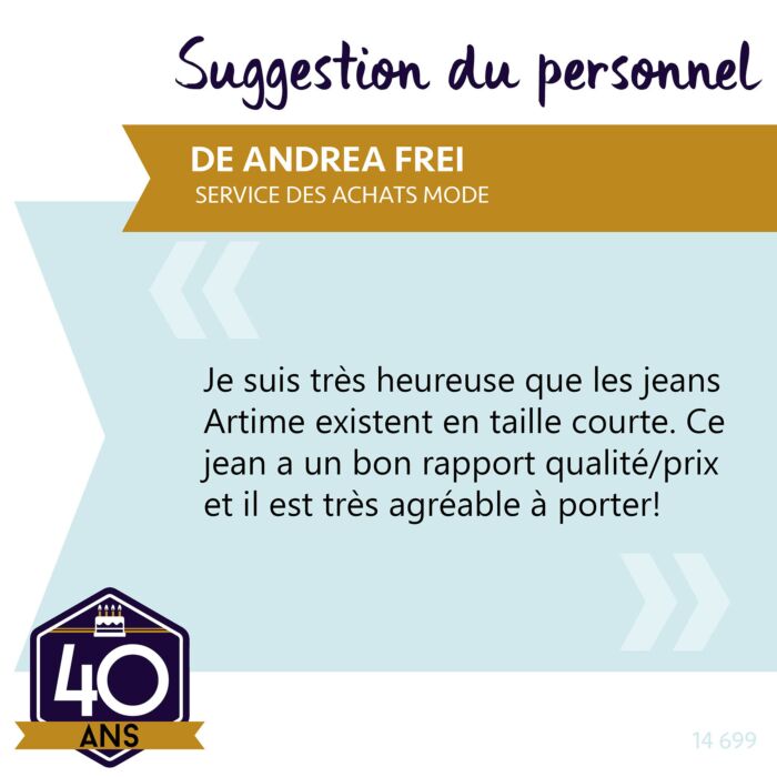 Jean pour dames, qualité stretch, disponible en 2 longueurs
