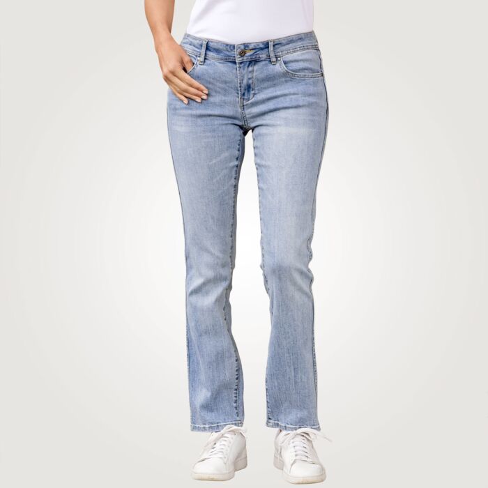 Artime Damen Jeans, Stretch-Qualität, in 2 Schrittlängen , blue bleached