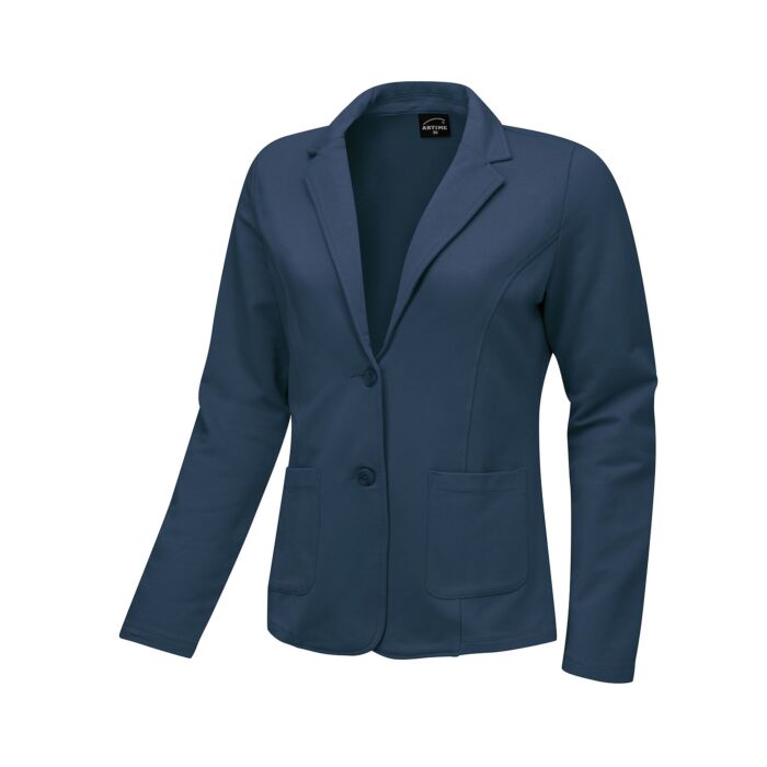 Blazer en jersey avec coutures décoratives, 2 poches