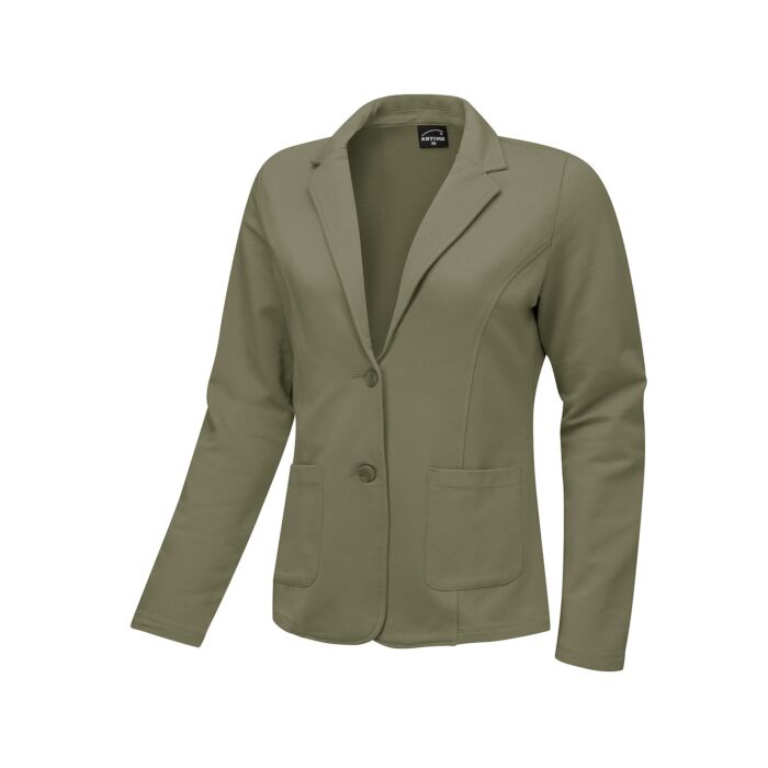 Blazer en jersey avec coutures décoratives, 2 poches