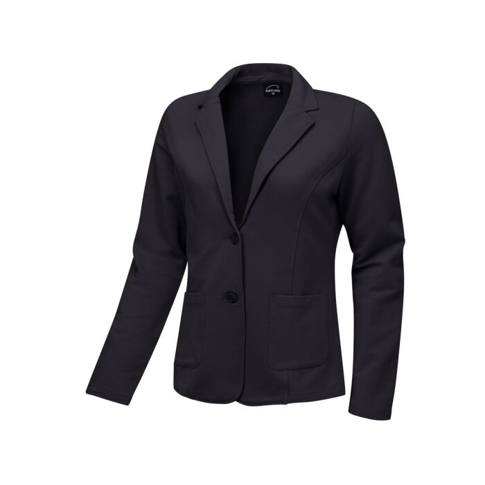 Blazer en jersey avec coutures décoratives, 2 poches
