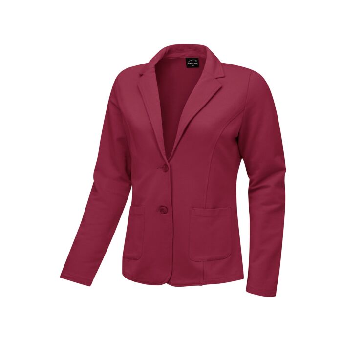 Blazer en jersey avec coutures décoratives, 2 poches