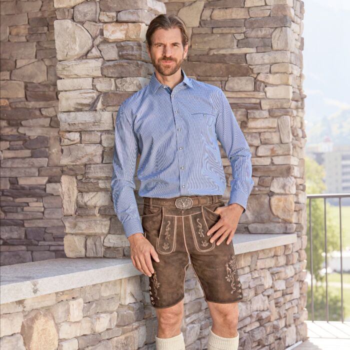 Pantalon traditionnel en cuir de chèvre