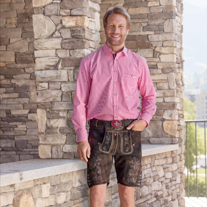 Pantalon homme traditionnel en cuir
