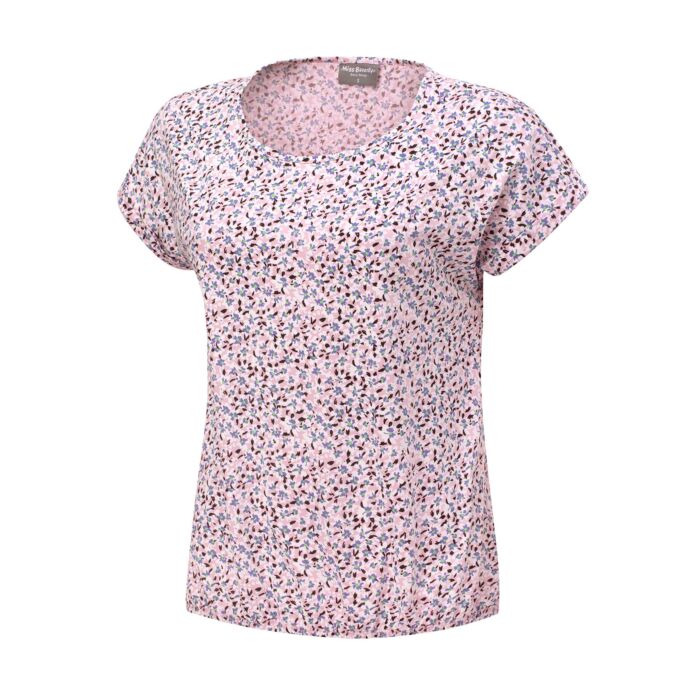 Damen T-Shirt aus Baumwoll-Modal-Mix