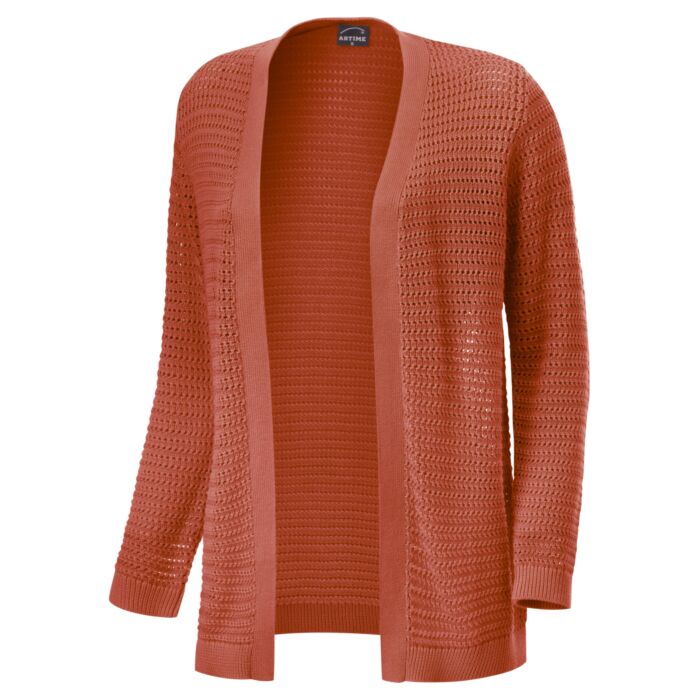 Cardigan pour dames à motif ajouré