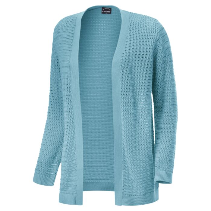Cardigan pour dames à motif ajouré