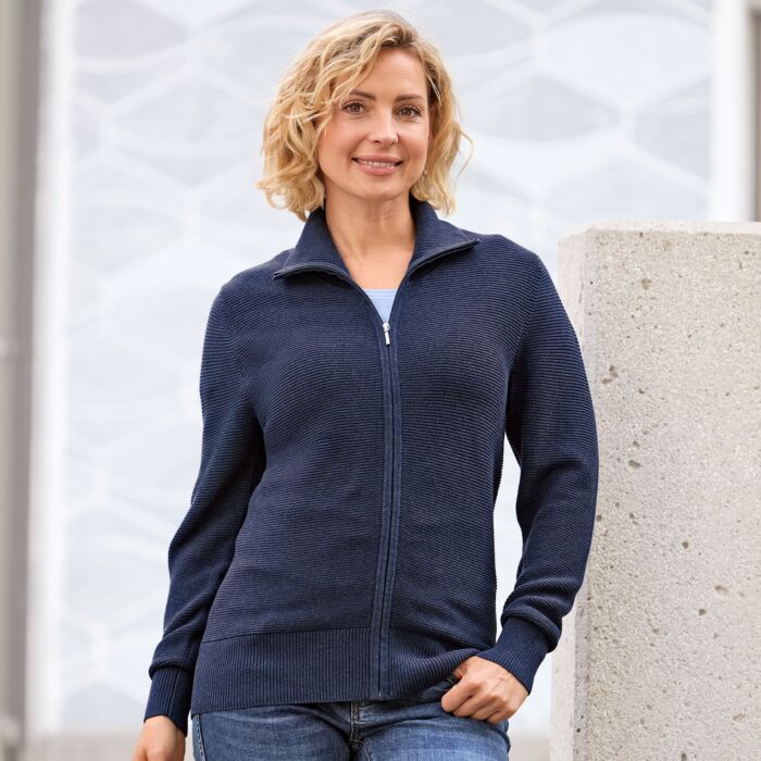 Beverly Strickjacke, Reissverschluss
