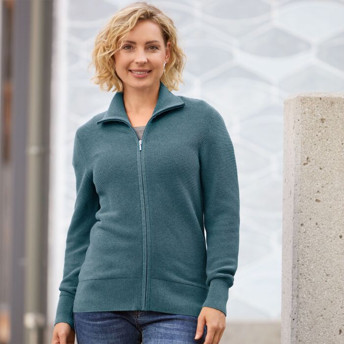 Beverly Strickjacke, Reissverschluss
