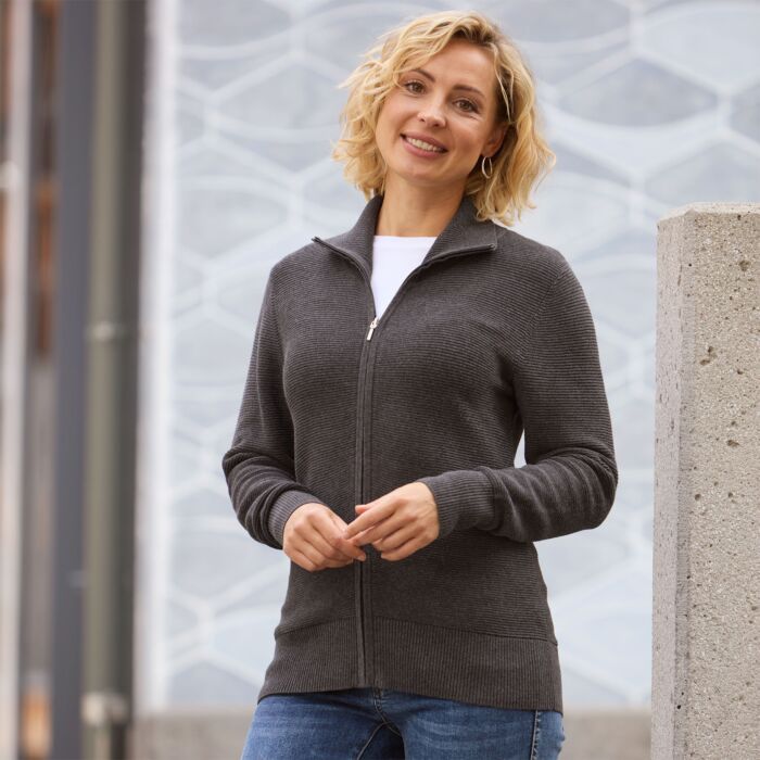 Beverly Strickjacke, Reissverschluss