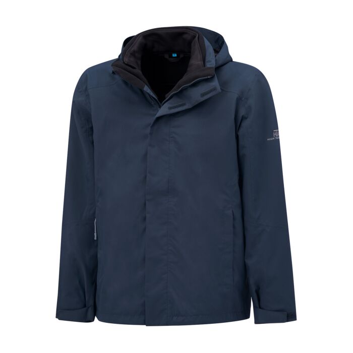HTA Veste Outdoor pour hommes « 3 en 1 », imperméable et polyvalente