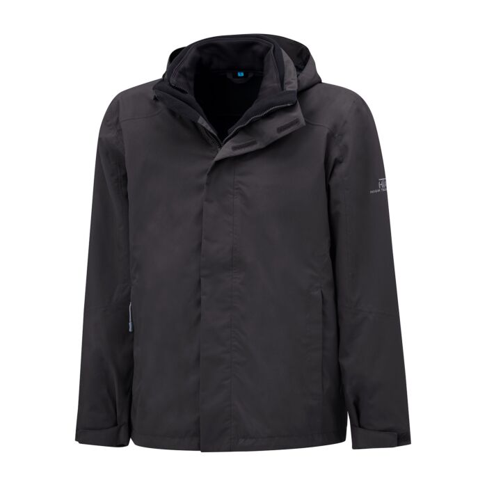 HTA Veste Outdoor pour hommes « 3 en 1 », imperméable et polyvalente