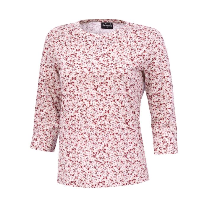 T-shirt à manches 3/4, imprimé