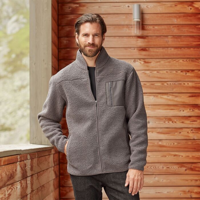 Explorer Veste polaire homme, Curly