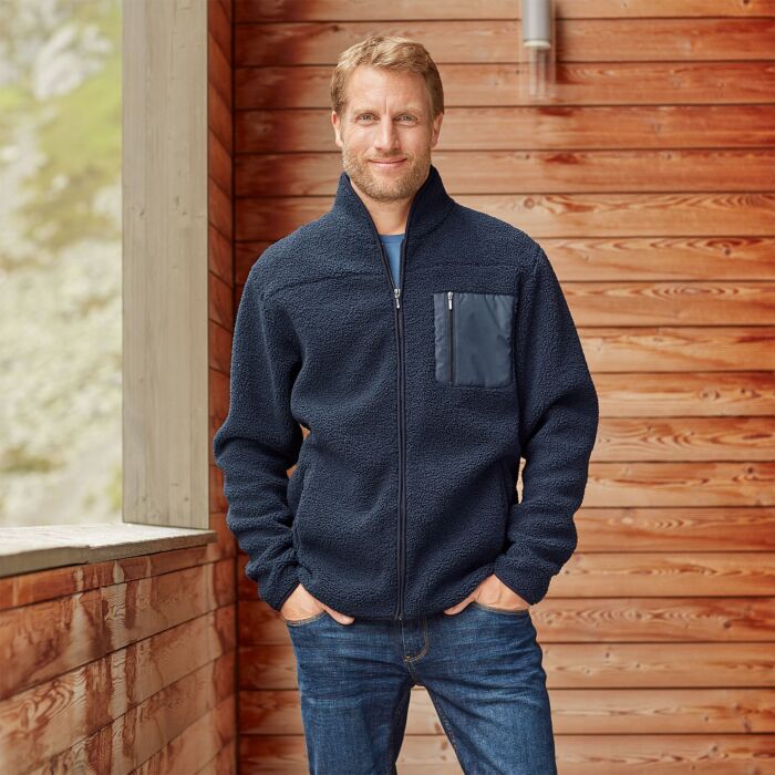 Explorer Veste polaire homme, Curly
