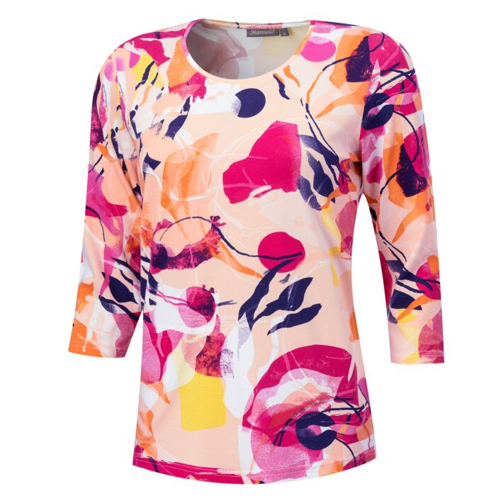 Damen Shirt, floral bedruckt