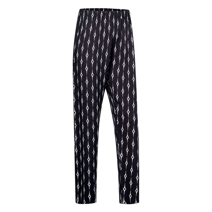Pantalon d'été avec imprimé et taille élastique main product photo
