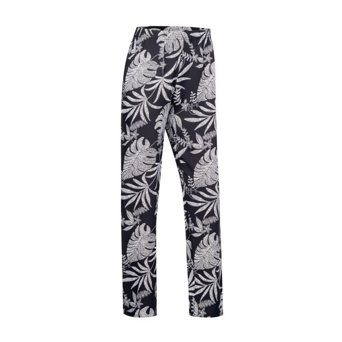 Pantalon d'été avec imprimé et taille élastique