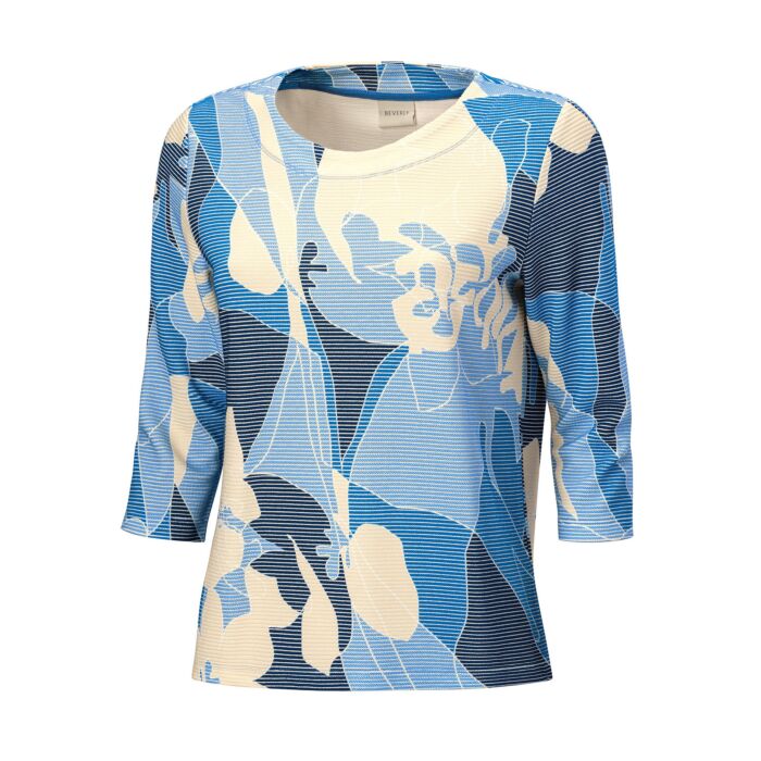 Beverly Shirt mit floralem Print und 3/4 Ärmeln