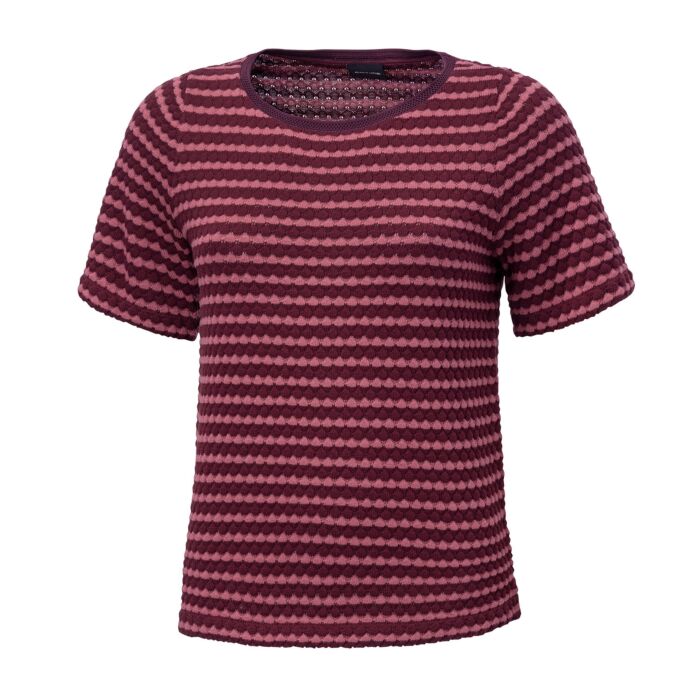 T-shirt jacquard rayé