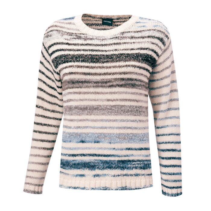 Pull-over dames au look multicolore