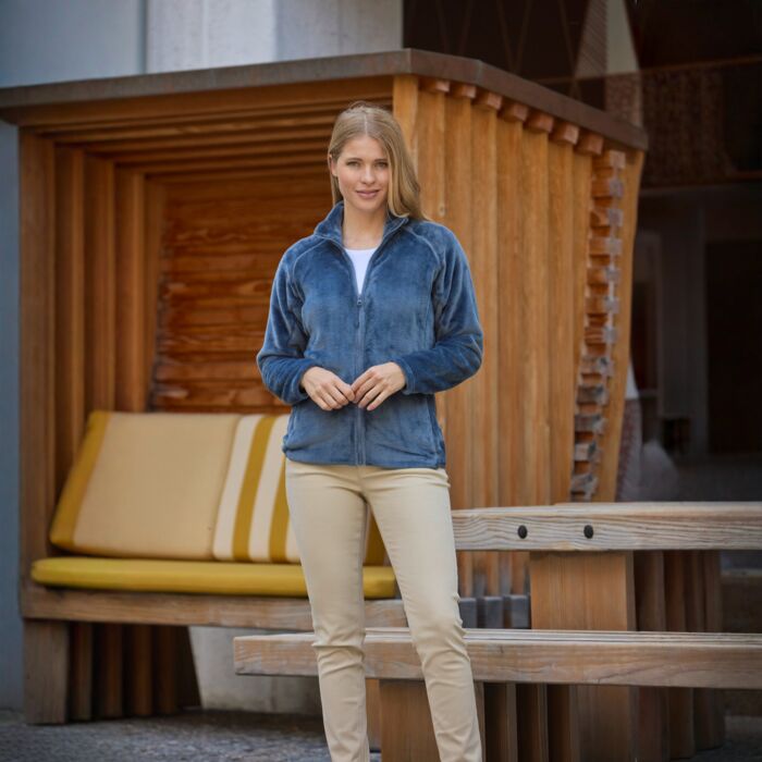 Veste dames zippée en fibre polaire
