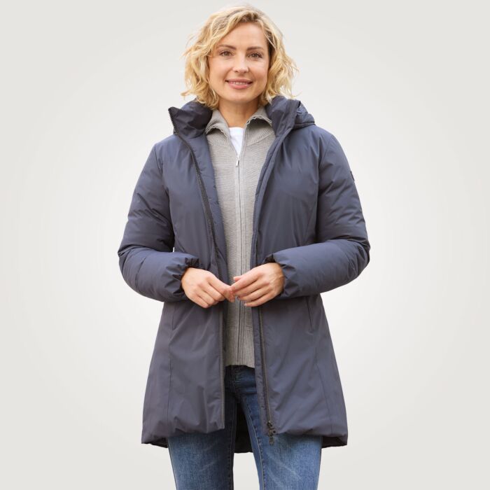 Veste chaude à capuchon amovible