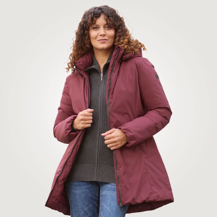 Veste chaude à capuchon amovible