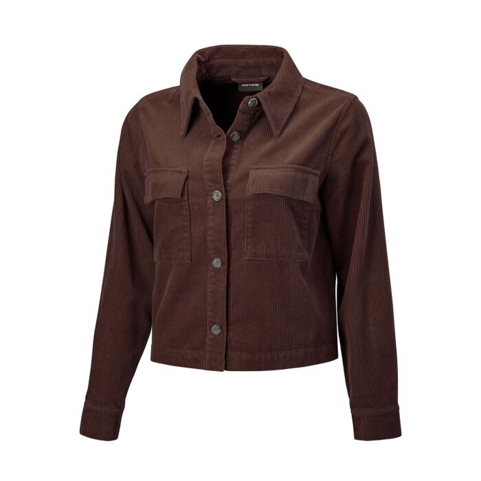 Kurz geschnittene Damen Cordjacke