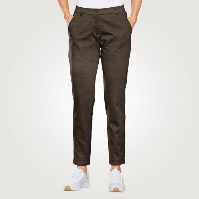 Pantalon avec imprimé all-over et canons étroits