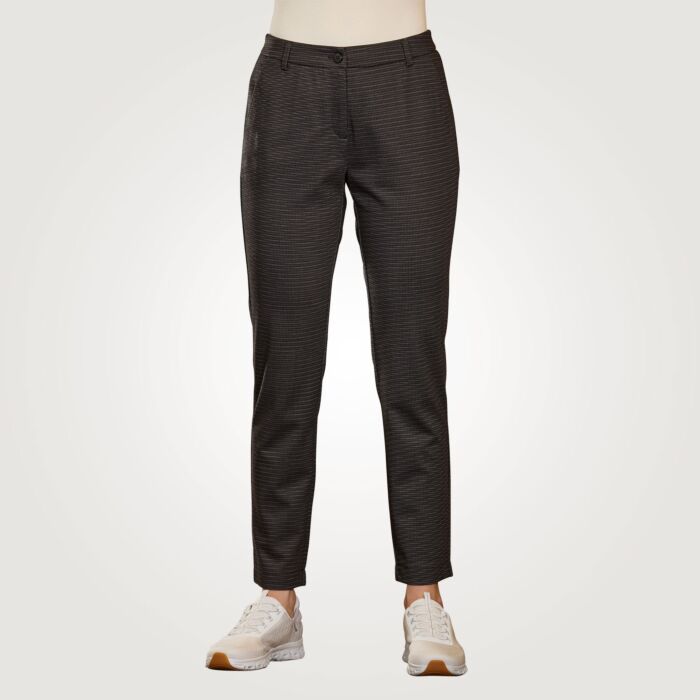 Pantalon avec imprimé all-over et canons étroits