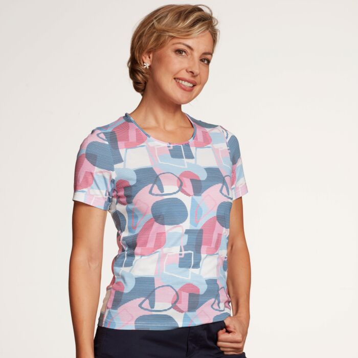 Damen T-Shirt, Rundhals