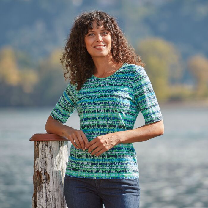 Damen T-Shirt, Rundhals