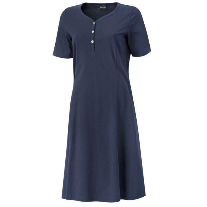 Damen Jersey Kleid, V-Ausschnitt