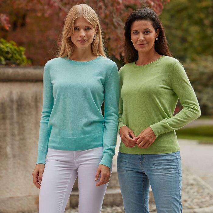 Damen-Pullover aus Kaschmir-Seide