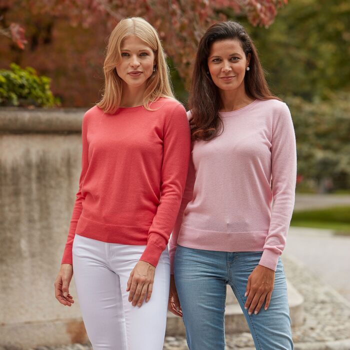 Damen-Pullover aus Kaschmir-Seide