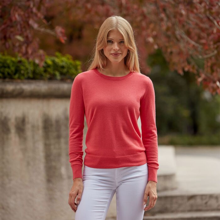 Damen-Pullover aus Kaschmir-Seide