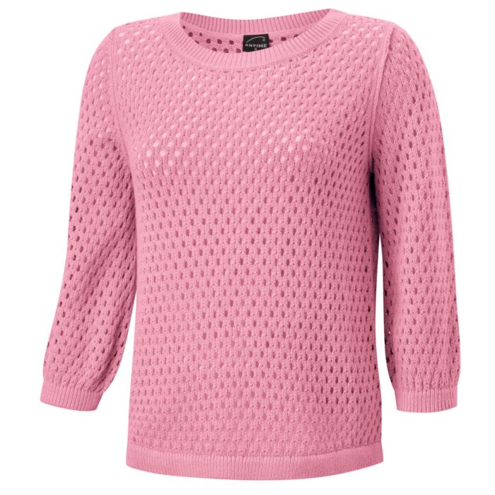 Pull-over en tricot ajouré pour dames
