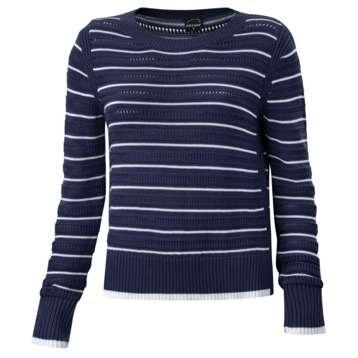 Damen Pullover mit Ajourmuster Vedia