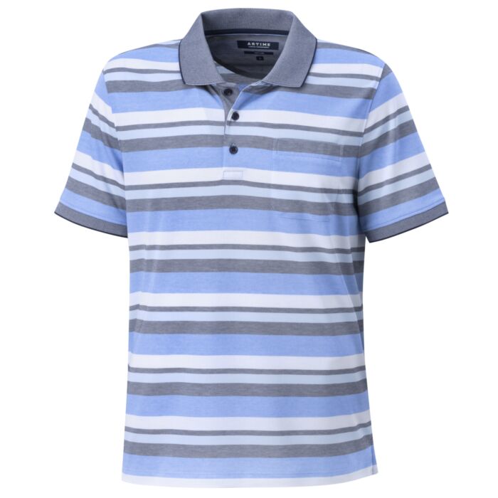 Herren Polo-Shirt «Rayas», Easy Care
