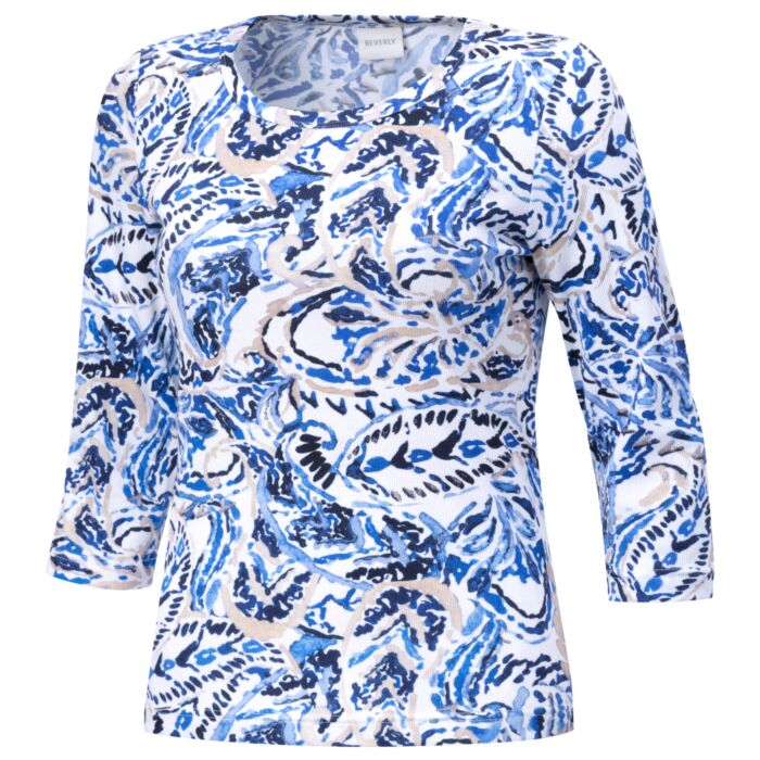 T-shirt pour dames avec imprimé paisley