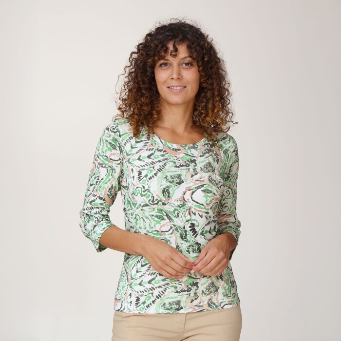 T-shirt pour dames avec imprimé paisley