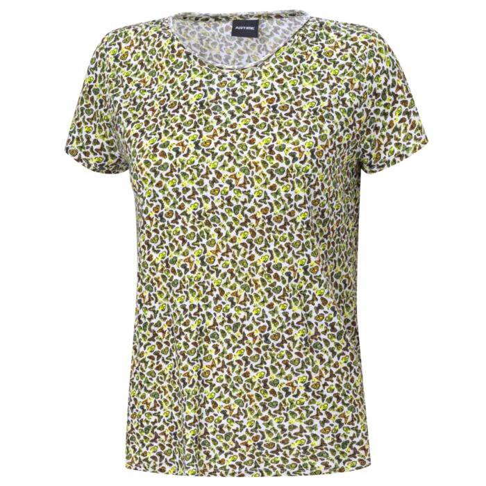 Leinen T-Shirt, bedruckt