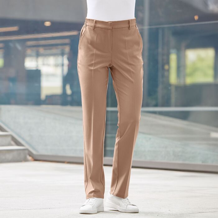Pantalon de costume à plis, coupe étroite