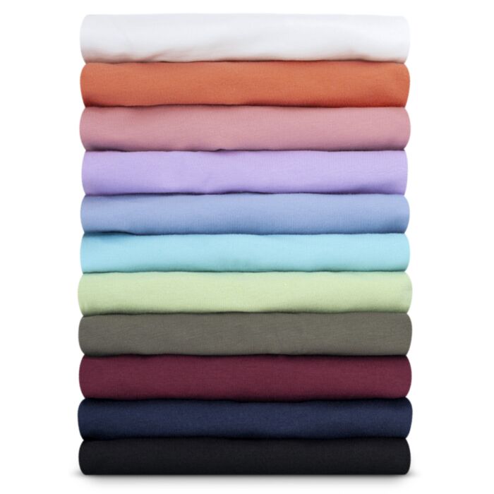 T-shirt uni pour dames avec encolure carrée